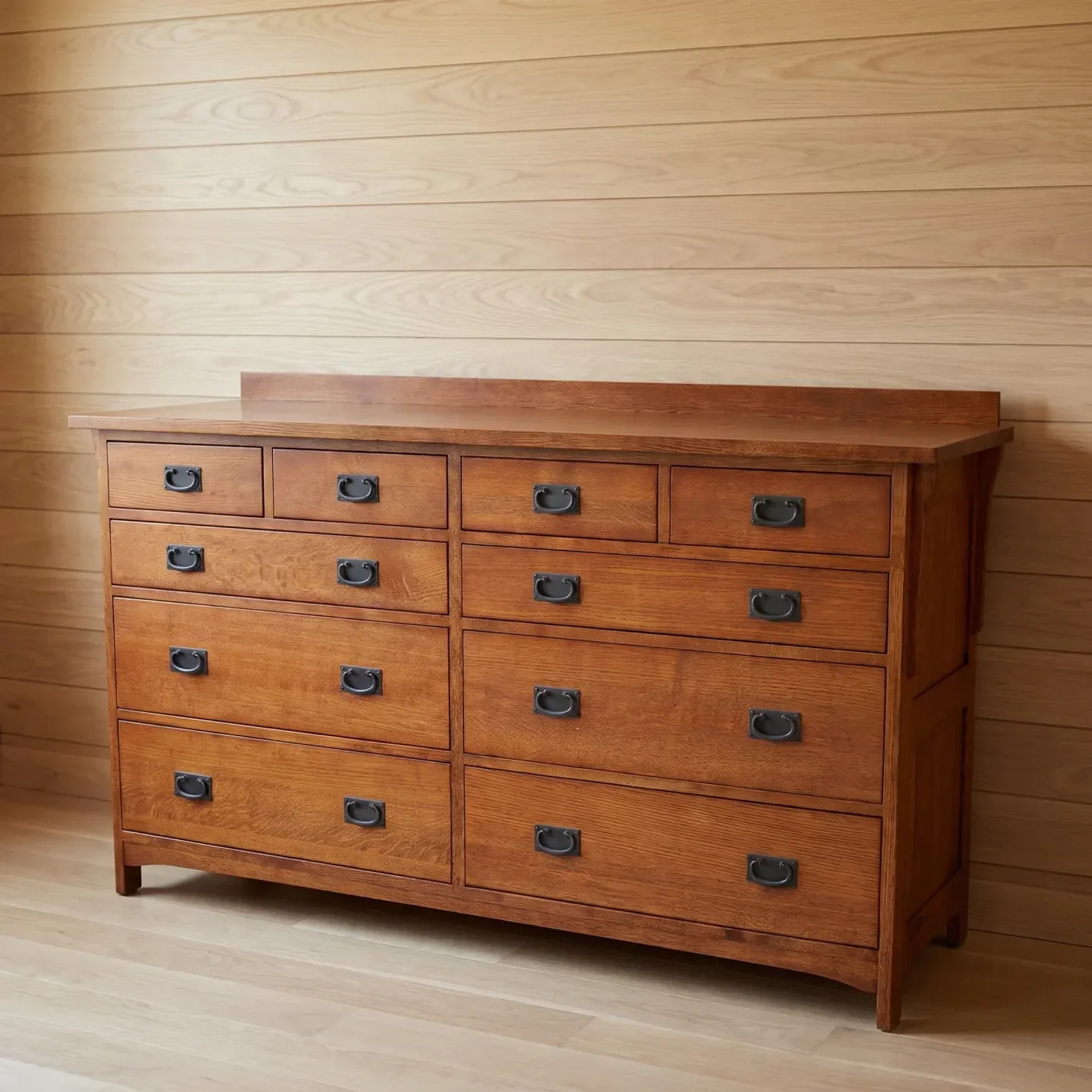 Mission 10-Drawer Dresser