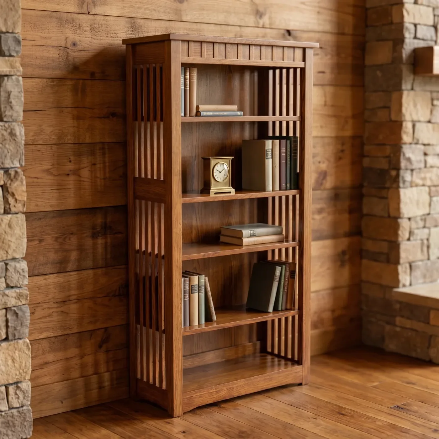 Mission 60-inch Bookcase