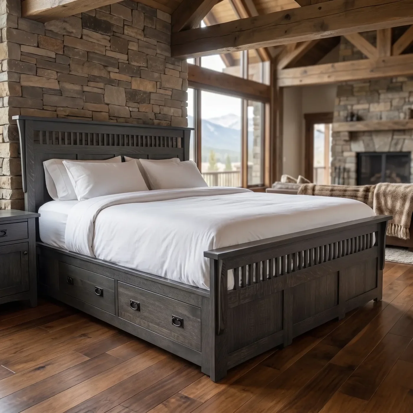 Mission Panel Spindle Bed