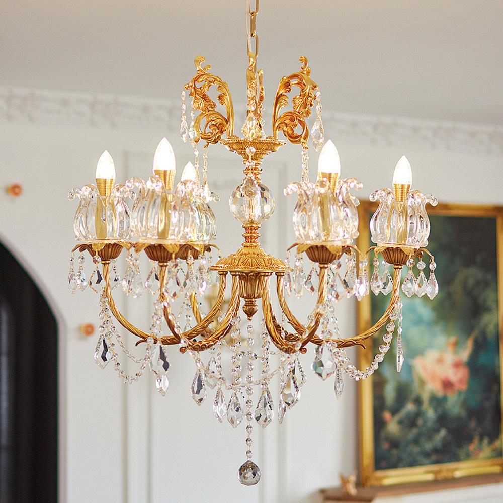 Formal Dining and Salon Chandelier Setting