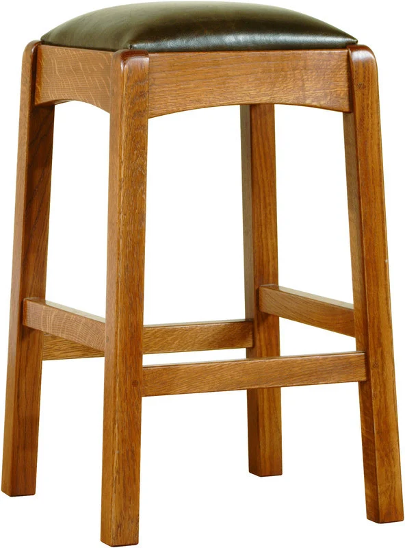 Backless Saddle Counter Stool