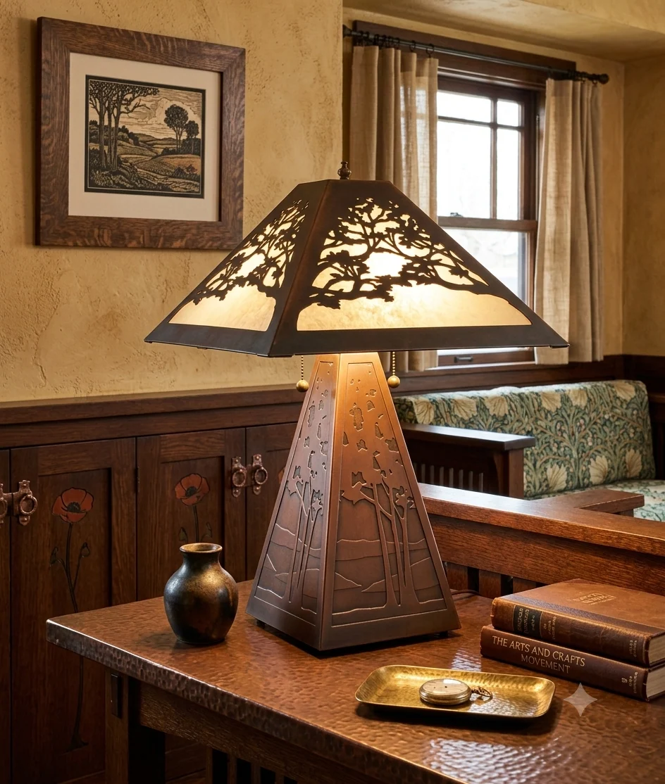 Appalachian Landscape Lamp