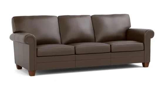 Weston Fudge Leather Sofa