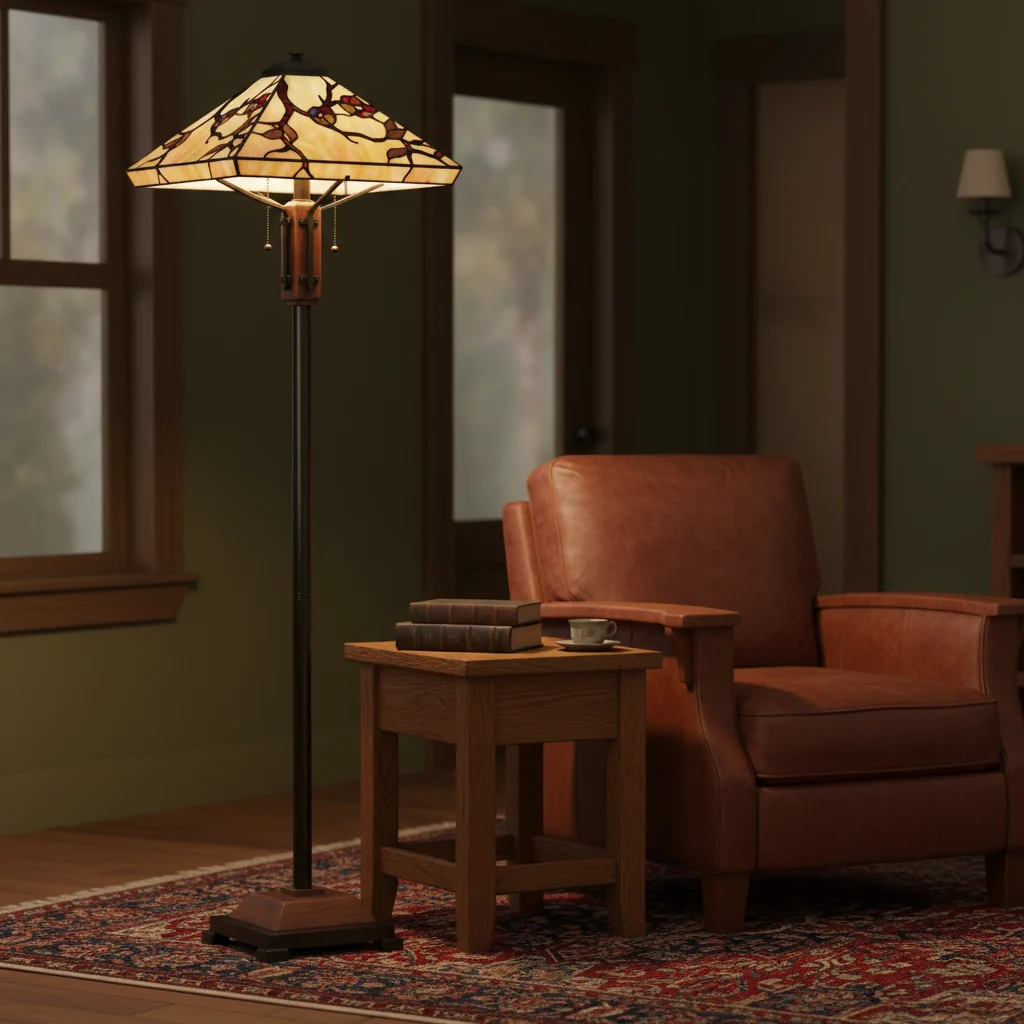 Grove Park Mica Floor Lamp