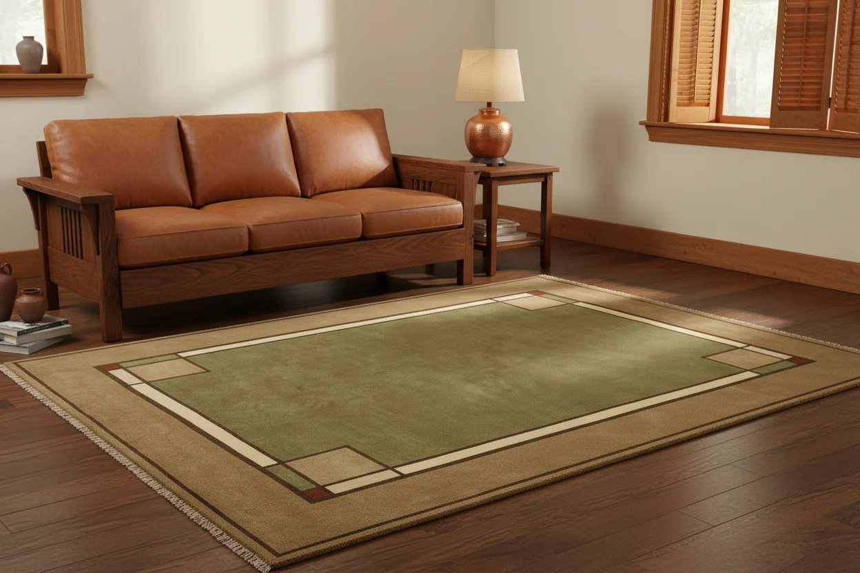 PC-29B Mission Moss Green Rug